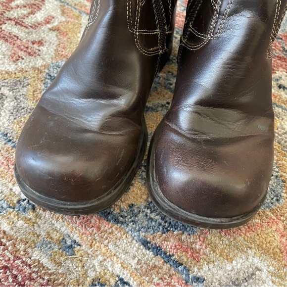 VTG Y2K NO BOUNDARIES CHUNKY FAUX LEATHER BOOT - Picture 3 of 8